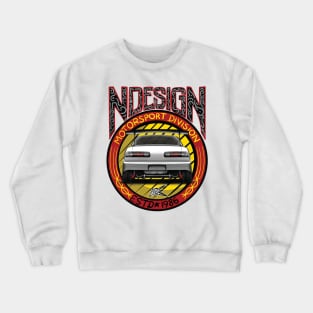 integra type r racecar rear Crewneck Sweatshirt